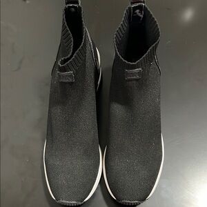 Michael Kors Black Knit Ankle Boots